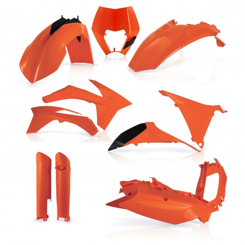 KIT PLÁSTICOS COMPLETO ACERBIS KTM EXC / EXC-F 2012 - 2013 LARANJA